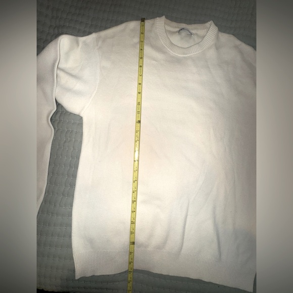 ZARA SOFT TEXTURED KNIT MENS SWEATER. Oyster white. Size medium. NWOT - Picture 14 of 15